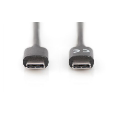 Digitus | USB-C cable | Male | 24 pin USB-C | Male | Black | 24 pin USB-C | 1.8 m - 2
